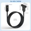 USB4 Type-C Female to Female Panel Extension Cable, 1m Length - 2