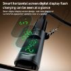 240W Type-C Male to Female Adapter with Digital Display - 80Gbps (Black) - 6