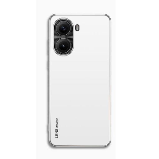 Redmi Turbo 4 AG Frosted Electroplating Acrylic Case - Silver White - 1