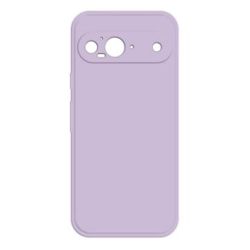 Google Pixel 9 Liquid Silicone Phone Case - Purple Imitation Cover - 1