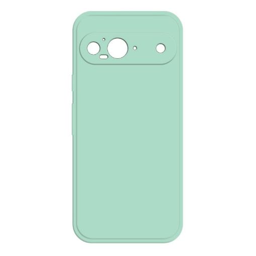 Google Pixel 9 Liquid Silicone Phone Case - Light Cyan Imitation - 1