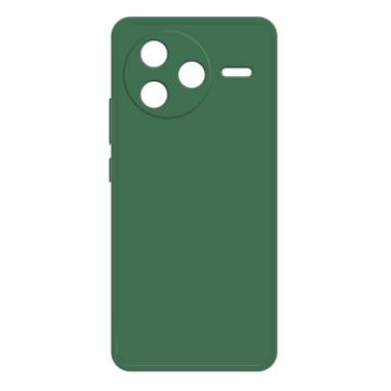 Redmi K80 Dark Green Imitation Liquid Silicone Phone Case - 1