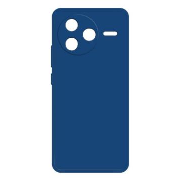Redmi K80 Blue Imitation Liquid Silicone Phone Case - 1