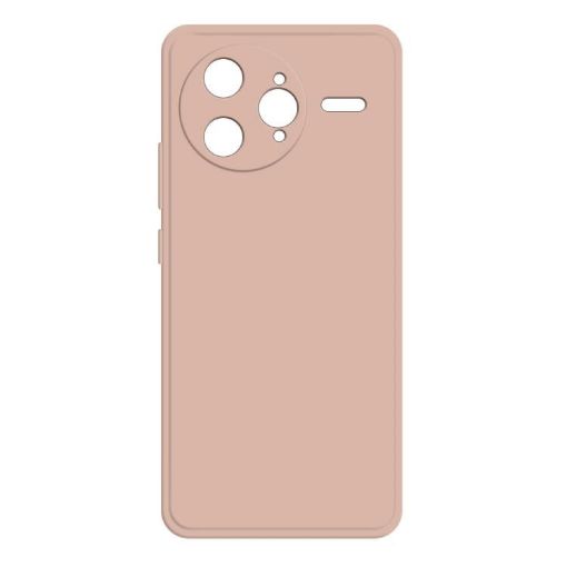 Redmi K80 Pro Pink Imitation Liquid Silicone Phone Case - 1
