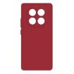 Redmi Note 14 Pro 4G Dark Red Liquid Silicone Phone Case - 1