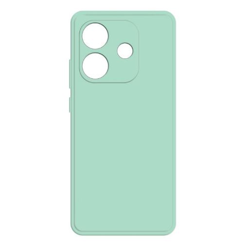 Redmi Note 14 4G Liquid Silicone Phone Case Light Cyan 163.25mm - 1
