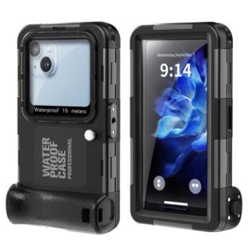 RedPepper 4th Gen Diving Case for iPhone, Waterproof 15m (Black) - 1