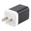 KO-72 38W QC3.0 USB & USB-C PD Quick Charger, US Plug - Black - 3