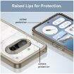 Nothing Phone 3a Colorful Series Acrylic Hybrid TPU Case - Transparent Grey - 6