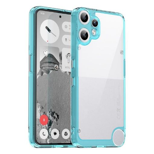 Nothing CMF Phone 2 Pro Acrylic Hybrid TPU Case - Transparent Blue - 1