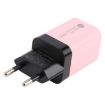 KO-72 38W QC3.0 USB & USB-C PD Quick Charger, EU Plug, Pink - 3