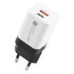 KO-72 38W QC3.0 USB & USB-C PD Quick Charger, EU Plug, White - 1