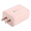 65W QC3.0 USB & USB-C PD Quick Charger, US Plug, Pink - AR-PD12 - 3