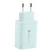 65W QC3.0 USB & USB-C PD Quick Charger, EU Plug, Green - AR-PD12 - 2