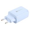 65W QC3.0 USB & USB-C PD Quick Charger, EU Plug, Blue - AR-PD12 - 3