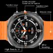 X7 1.51" IPS Screen Bluetooth Smart Watch with Health Monitoring Silver - 7