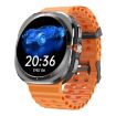 X7 1.51" IPS Screen Bluetooth Smart Watch with Health Monitoring - Orange - 1