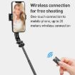 Lenovo Thinkplus Aluminum Bluetooth Selfie Stick, 1.1m - Black - 7