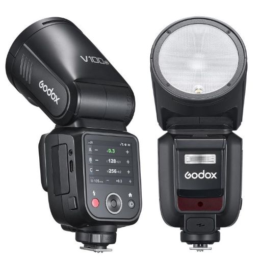 Godox V100 Round Head TTL Flash Speedlite for Nikon - UK Plug - 1