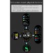S18 Smart Watch Bracelet, 1.3" TFT, IP67, Sleep/Heart Rate/BP Monitor, Red - 4