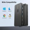 Onten KVM200 USB 3.2 Gen2 Sharing Switch 2 In 4 Out - Black - 5