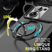 OPPO Reno13 F 5G Phone Case - Sliding Camshield Ring Holder, Black - 3