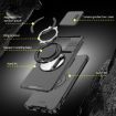 OPPO A3x Global Camshield Ring Holder Phone Case - Black - 4