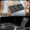 OPPO A3x Global Camshield Ring Holder Phone Case - Black - 8