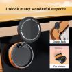 K10B White Car Phone Holder - Rotatable, Magnetic, Foldable Vacuum - 5