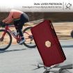 OPPO Find X8s+ 5G Red Leather Crossbody Handle Phone Case - 6