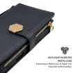 Redmi Note 14S 4G Black Leather Crossbody Phone Case - 4