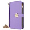 Redmi Note 14S 4G Purple Crossbody Leather Phone Case - 2
