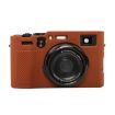 FUJIFILM X100VI Brown Litchi Texture Silicone Protective Case - 2