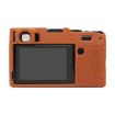 FUJIFILM X100VI Brown Litchi Texture Silicone Protective Case - 3