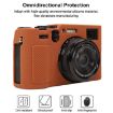 FUJIFILM X100VI Brown Litchi Texture Silicone Protective Case - 4