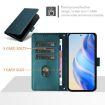 OPPO A5x 5G/4G Global RFID Leather Phone Case - Peacock Green - 3