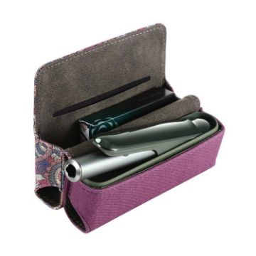IQOS ILUMA/ILUMA i/3 DUO E-Cigarette Cashew Flower Magnetic Bag Purple - 1