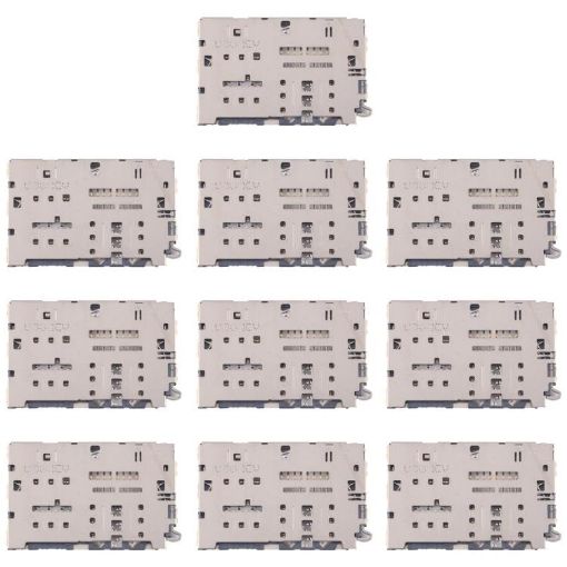 10pcs Original SIM + Micro SD Card Reader for Galaxy A5 2016 SM-A510 - 1
