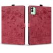 Tecno MegaPad 11 Red Cartoon Sakura Cat Leather Tablet Case - 2