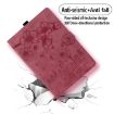 Tecno MegaPad 11 Red Cartoon Sakura Cat Leather Tablet Case - 6