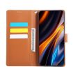Realme 14 5G Rose Flower Embossed Leather Case with 3 Card Slots Brown - 4