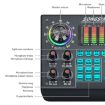 SX97 Multi-function Professional Mixer Live Streaming Sound Card - Black - 4