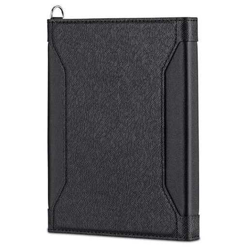 Magnetic Passport Card Holder RFID Anti-theft Document Bag - Black - 1