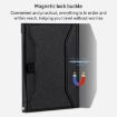 Magnetic Passport Card Holder RFID Anti-theft Document Bag - Grey - 7