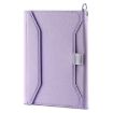 Purple RFID Anti-theft Magnetic Passport Card Holder Document Bag - 2