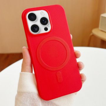 iPhone 16 Pro Red Stripe MagSafe TPU Case - 1