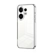 Vivo S30 Silver Transparent Plating Fine Hole Phone Case - 1