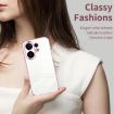 Vivo S30 Silver Transparent Plating Fine Hole Phone Case - 4