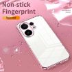 Vivo S30 Transparent Plating Fine Hole Phone Case - Black - 5