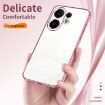 Vivo S30 Transparent Plating Fine Hole Phone Case - Black - 6